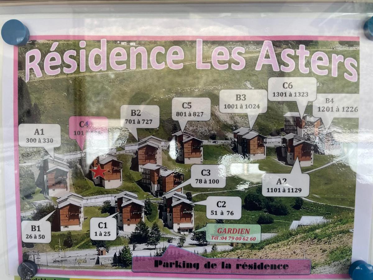 Appartement Pour 6 Personnes Au Pied Des Pistes Au Calme Aux Menuires Les Asters Saint-Martin-de-Belleville Luaran gambar